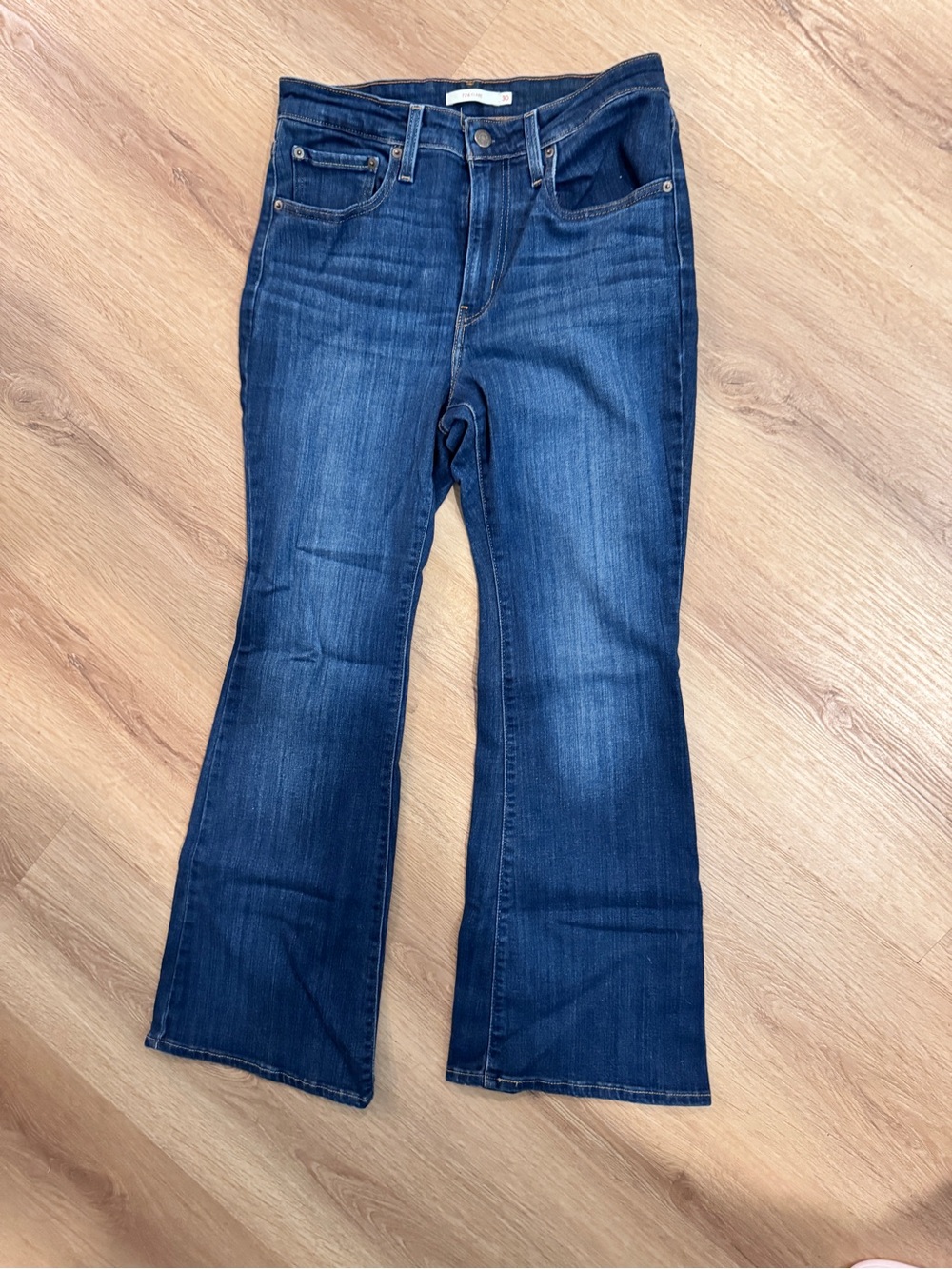 Levi's Dark Blue Flare Jeans